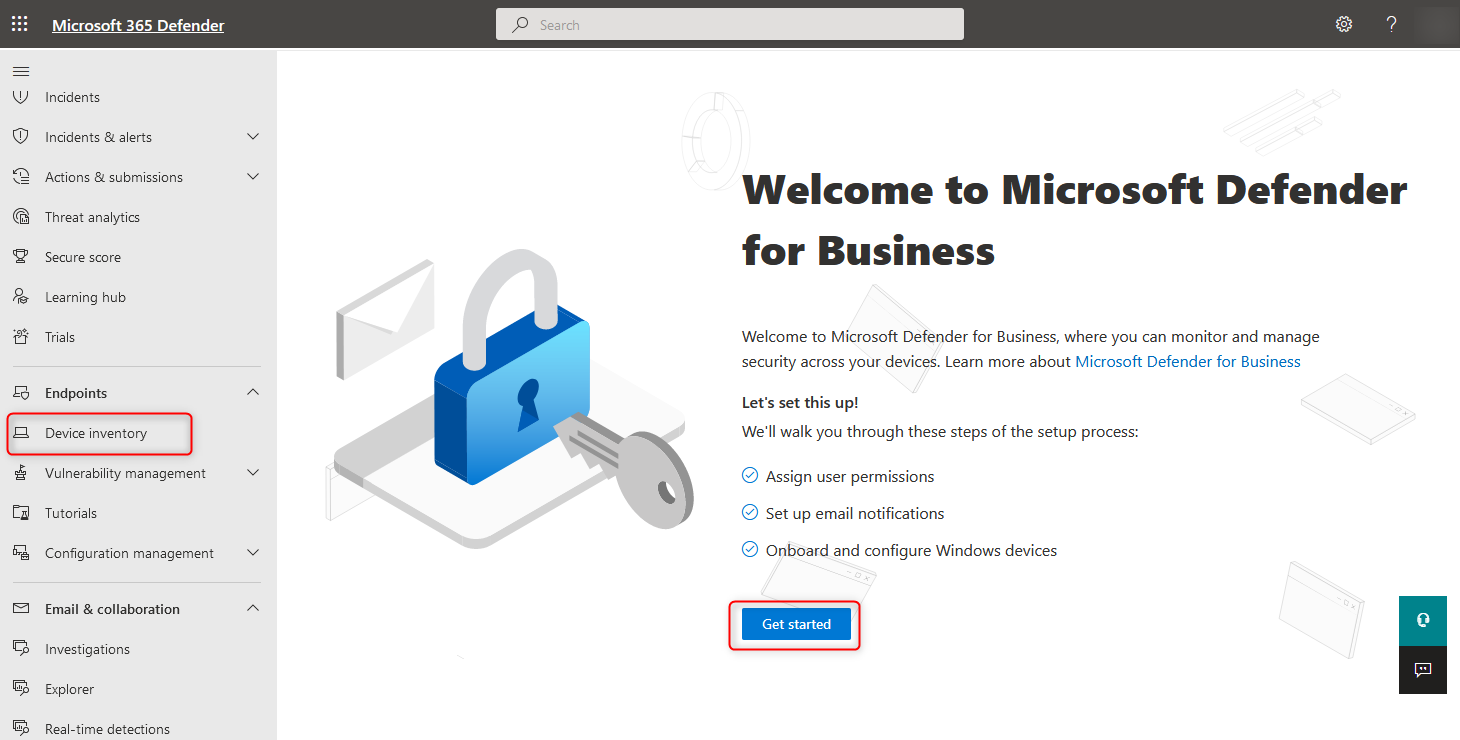 Onboarding Microsoft Defender for Business cloudcoffee.ch