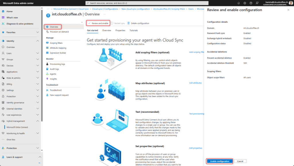 Installation and Configuration of Microsoft Entra Cloud Sync ...