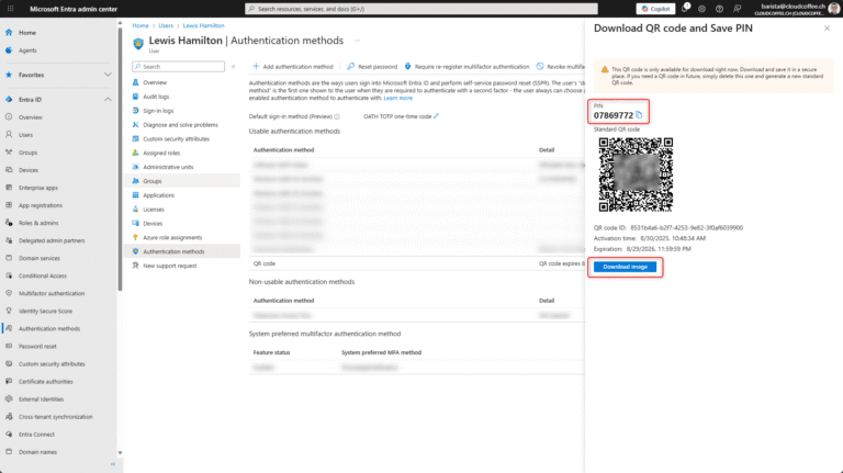 Microsoft Entra ID: QR Code Sign-In - cloudcoffee.ch