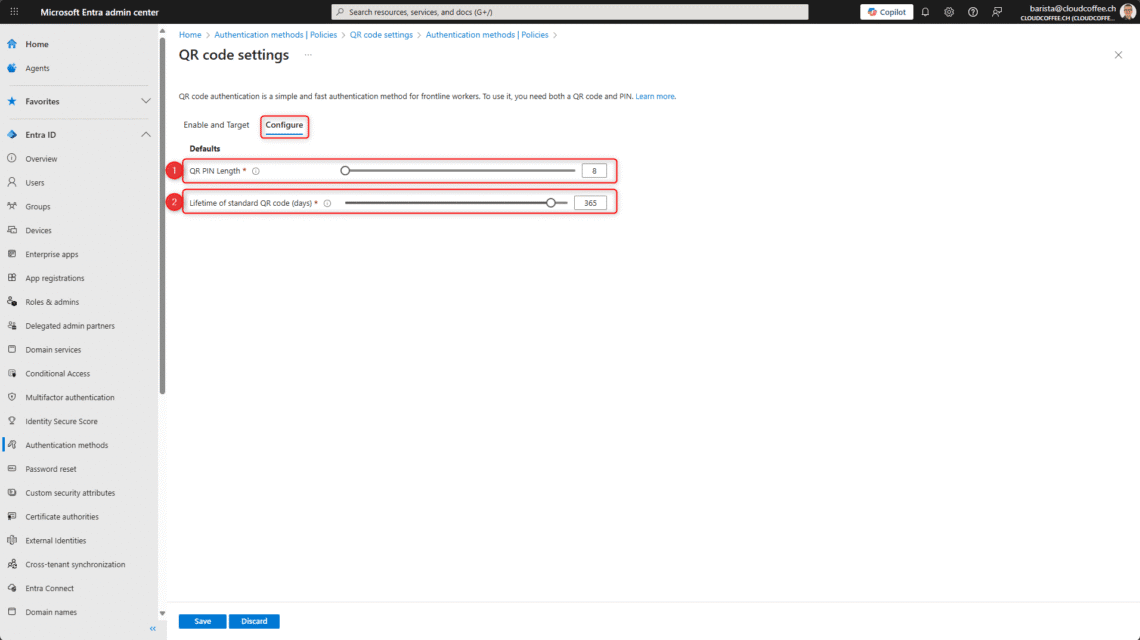 Settings Qr Code Microsoft Entra ID: QR Code Sign-In - cloudcoffee.ch