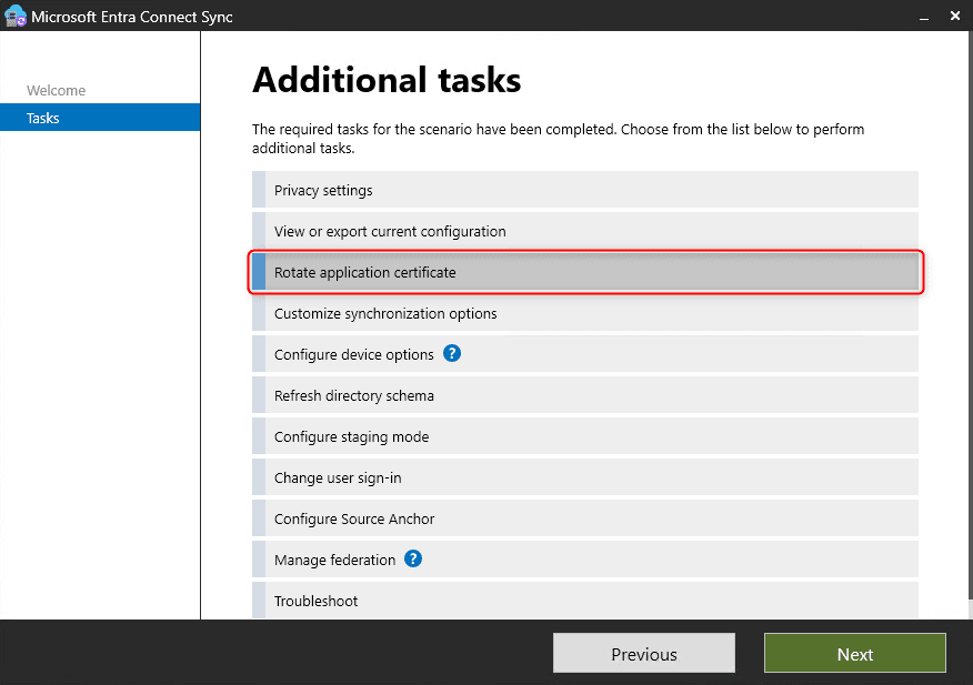 Microsoft Entra Connect: Migration to Application Based Authentication ...