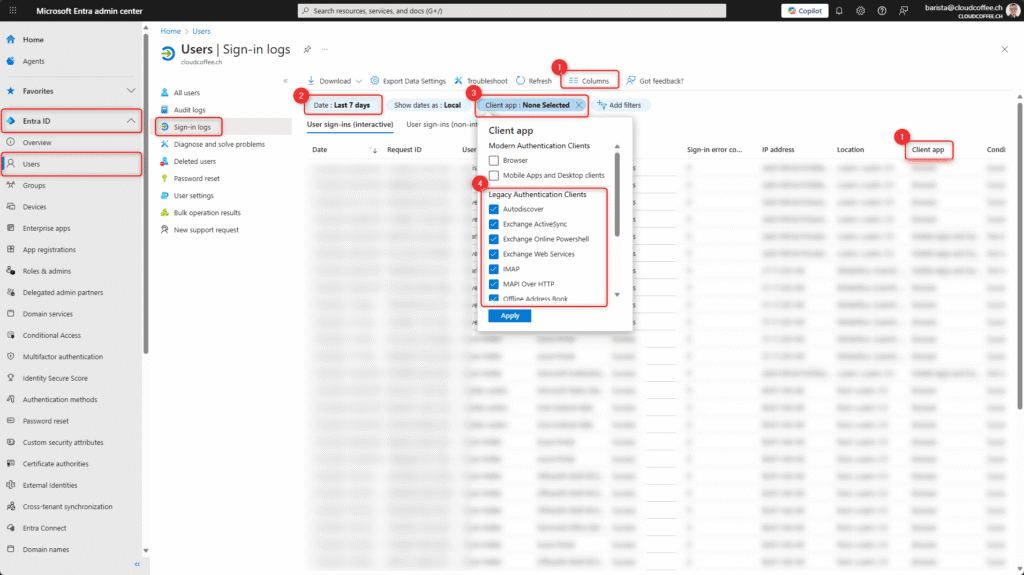 Microsoft Entra: How to Block Legacy Authentication Using Conditional ...
